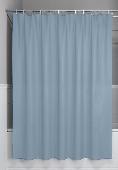 Штора для ванны 200х180см светло-серый IDDIS