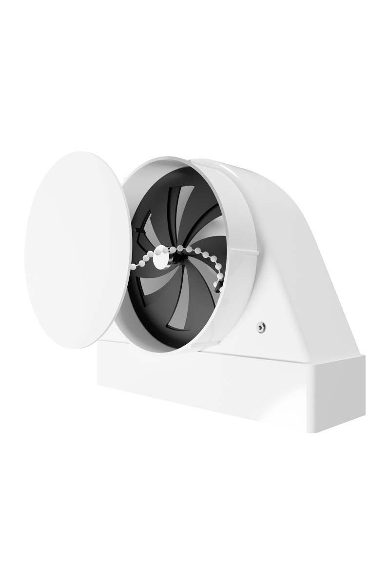 Решетка вентиляционная теневая SH 60х204 сетка разъемная на магнитах D125 ERA