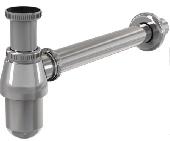 Сифон для умывальника Ø32, цельнометаллический, с накидной гайкой 5/4