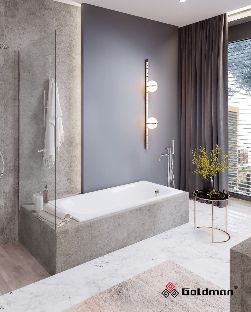 Ванна чуг. Classic 170х70+ножки, Goldman