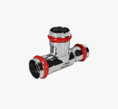 Пресс-тройник  соединительный  28 х28 х22  нерж. сталь ROMMER RSS-0014-282822 (50)