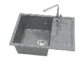 Мойка глян.Катрин Z151Q8(темн.сер.) 645x505x218. Granit MARR BERGG