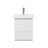 PRO 50 тумба подвесная 2 ящика, белая матовая БЕЗ РАКОВИНЫ (к PRO 50), KERAMA MARAZZI