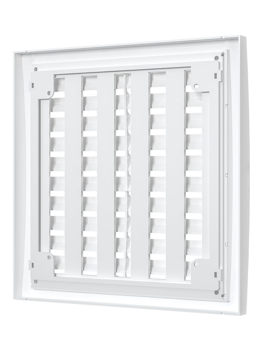 Решетка вентиляционная РРП разъемная регулируемая 200х200 пластик ERA,2020РРП