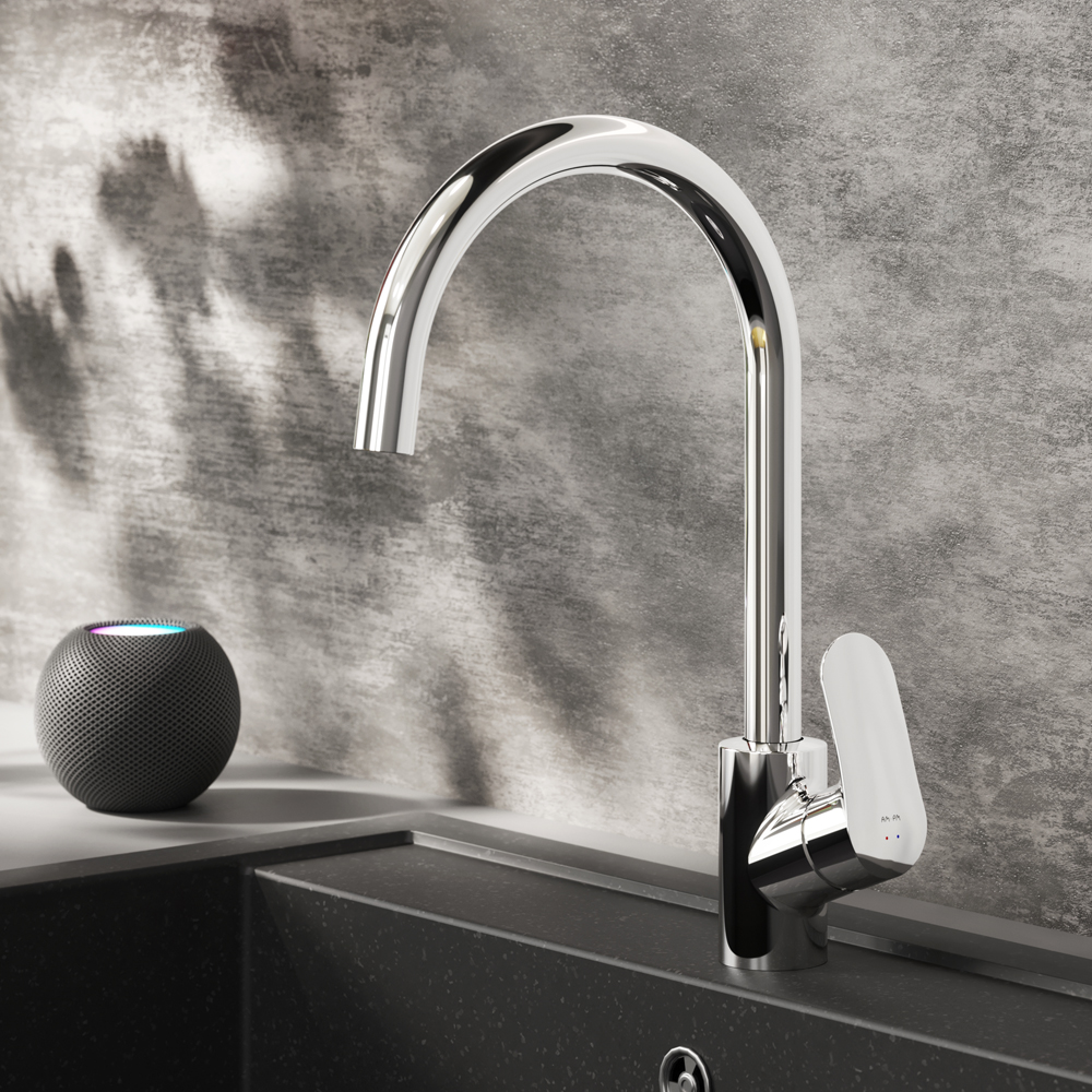 Смеситель для кухни с высоким изливом, ХРОМ  F8007100  LIKE АМ.РМ