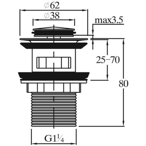 Слив для раковины 