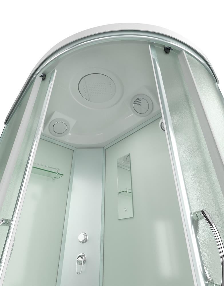 ERLIT Душевая кабина ER351226L-C3-RUS 1200*800*2260 (без г/м, средний поддон, мат. стекло 4мм)