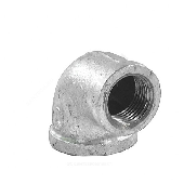 Уголок перех. чугун 40х32  оц  Fittex PLUS (1 1/2