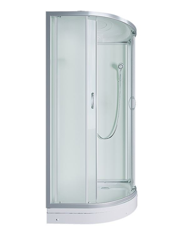 ERLIT Душевая кабина ER3508P-C3-RUS 80*80*215 (без г/м, низ.поддон, мат.стекло)