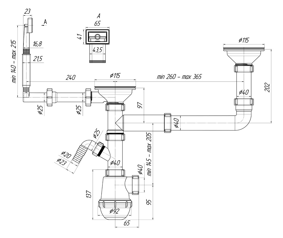 Сифон Ани 31/2
