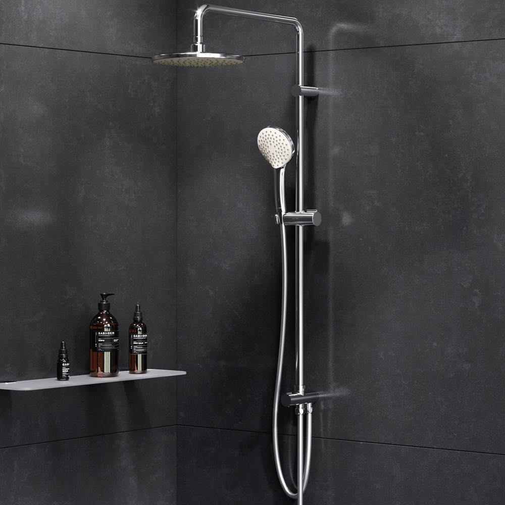 Душевая система,набор: веррхний душ d 220мм, ручной душ 1 функция d 110мм  F0790000  GEM АМ.РМ