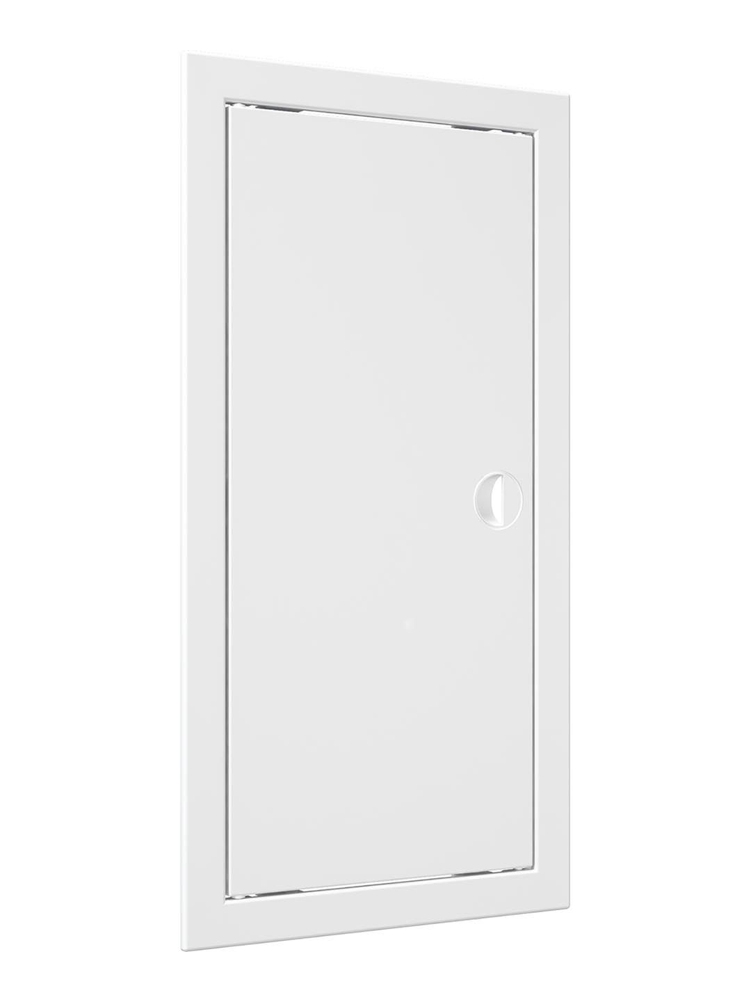 Люк-дверца ревизионная 196х396 с фланцем ручка 218х418 пластик Л2040Р