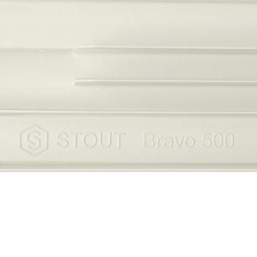 Радиатор алюминиевый STOUT Bravo 500  8 секций SRA-0110-050008 бок. подключение