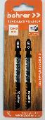 Пилки для лобзиков Bohrer по дереву T244D HCS 100/75 мм шаг 4 мм