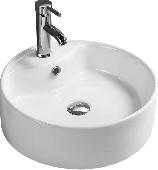 Раковина накладная MLN-7026 белая, MELANA