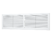 4513РП, Решетка вентиляционная переточная АБС 455х133, бел.