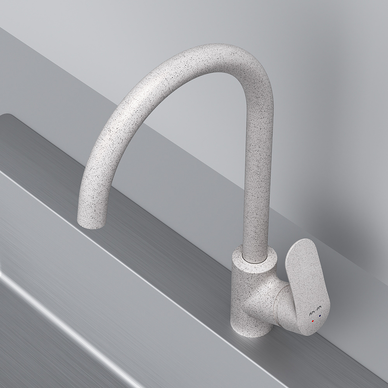 Смеситель для кухни элегантный БЕЛЫЙ  F8007133  LIKE АМ.РМ