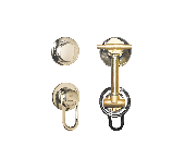 Смеситель 2-х режимный 100 мм в сборе, арт.0921075002