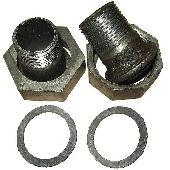 Адаптер Ду 20 сварка, гайка + прокладка