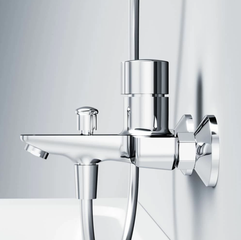 Смеситель для ванны и душа, излив 162мм TouchReel, ХРОМ, F85A10500 X-Joy AM.PM