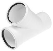 Тройник равнопроходной  БЕСШУМН.110/45 (25)