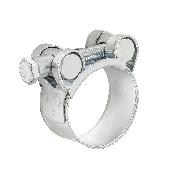Хомут усиленный одноболтовый, оцинкованная сталь  92-97мм (100/10) TIM TW92-97-1