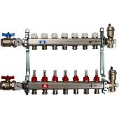 Коллектор из нержавеющей стали в сборе с расходомерами 7 вых. STOUT SMS 0907 000007