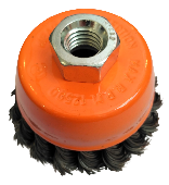 Кордщетка Bohrer чашеобразная витая жесткая 65 мм для УШМ