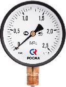 Манометр РОСМА ТМ-510Р.00 0-1,0 МПА КЛ.1,5 М20Х1,5 радиальный (нижний) 100 мм