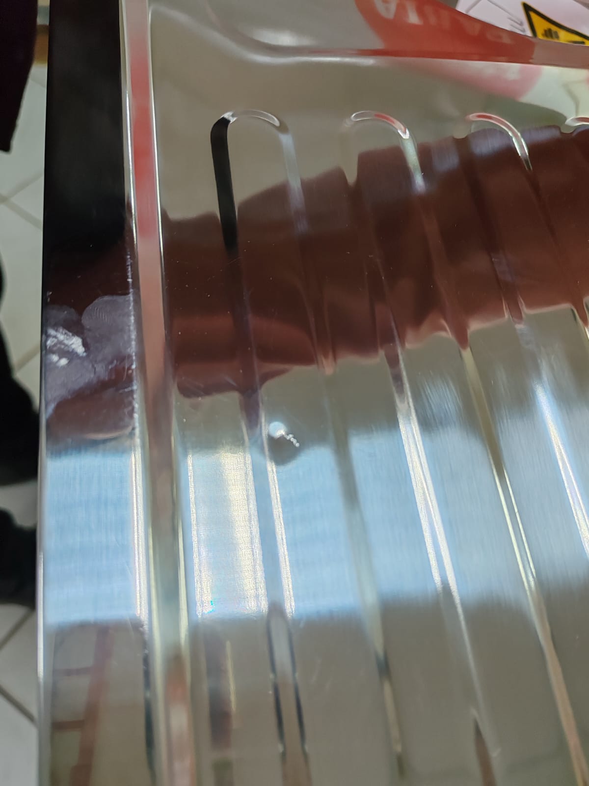 УЦЕНКА! FABIA Мойка накладная 80х60 лев (0,6 мм)глубина 160 мм+ большой сифон с переливом 62275L