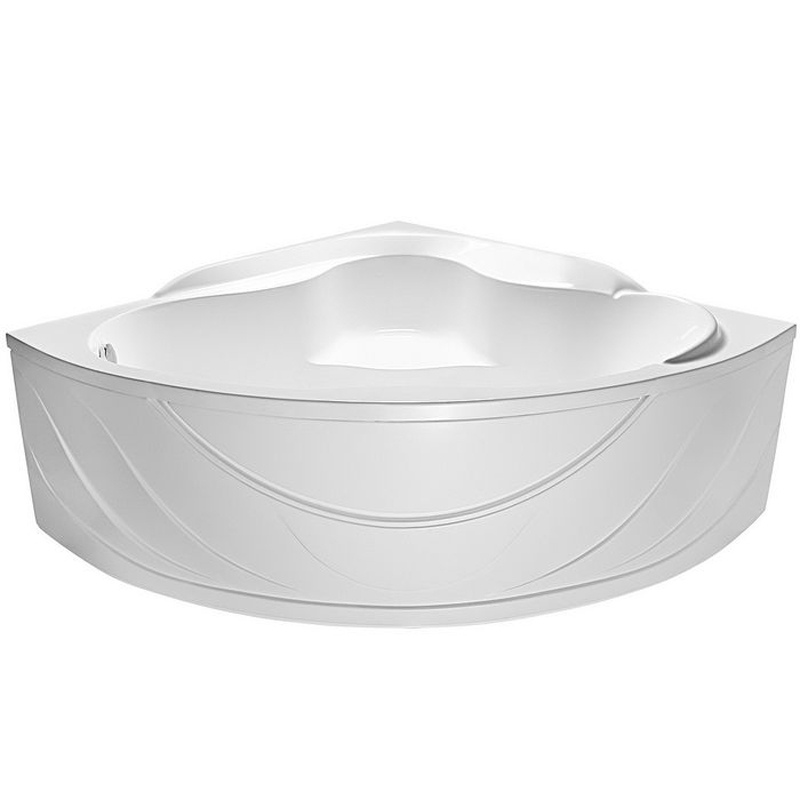 Ванна акрил 1MARKA LUXE 155*155+каркас+панель без сифона