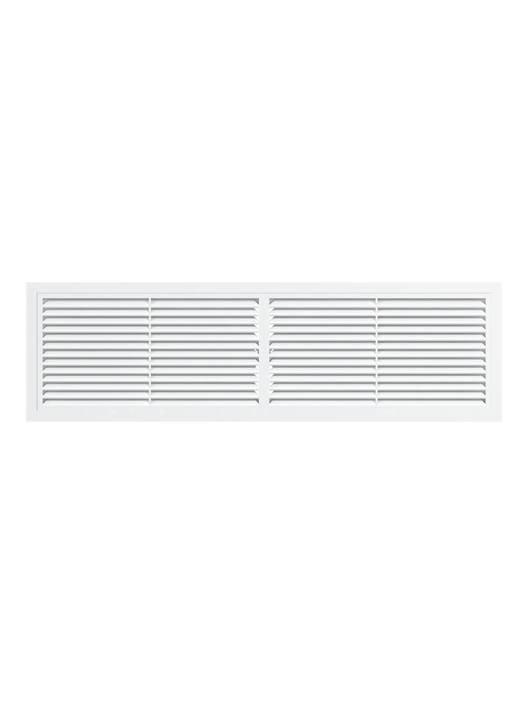 Решетка вентиляционная переточная АБС 455х133, бел.4513РП