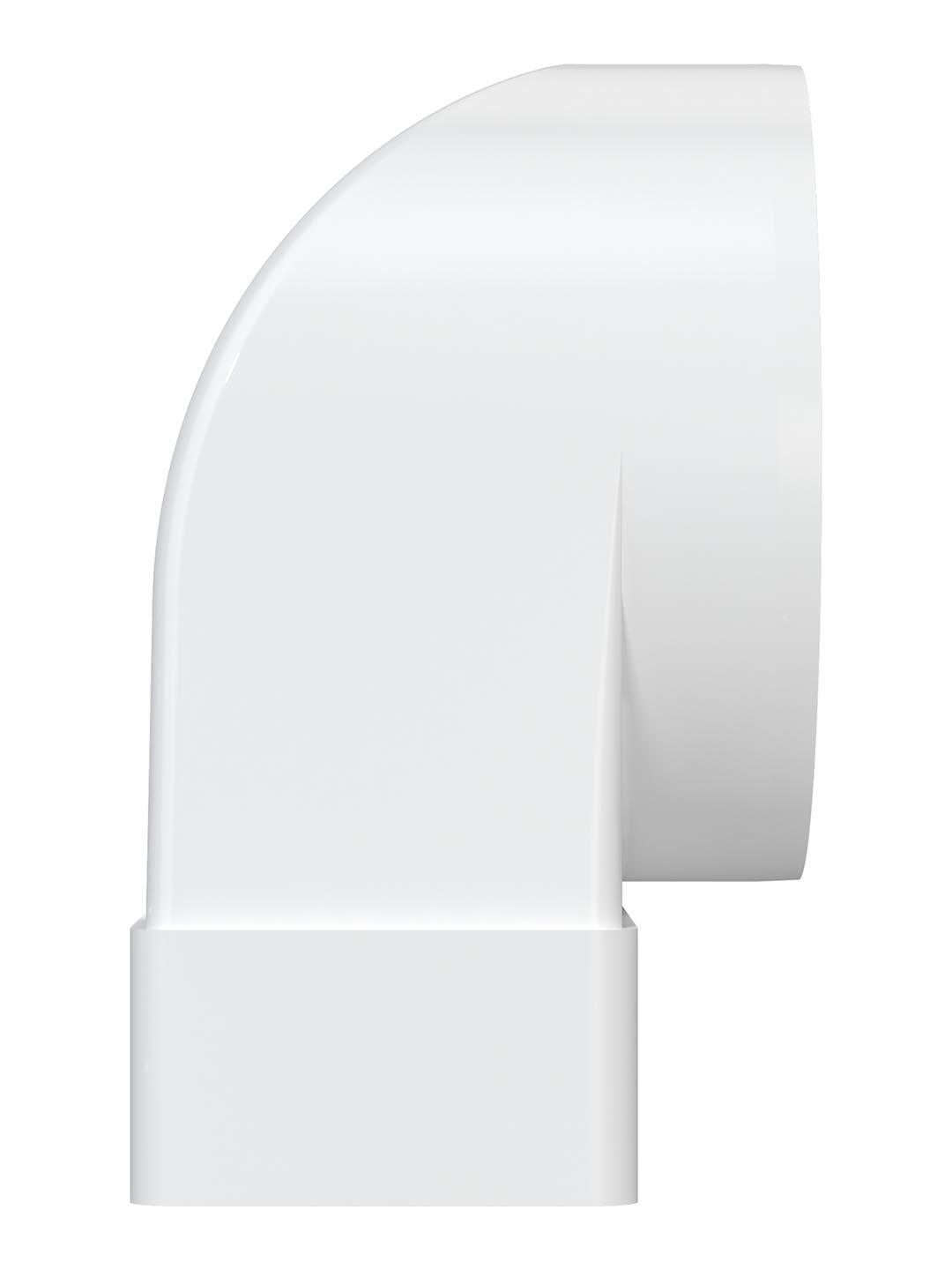 Переходник СККП D100 90° 55х110 пластик ERA 511СК10КП