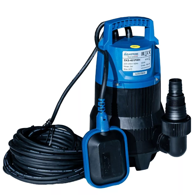 Насос фекальный Aquastrong EKS-401PWH (400Вт; 150 л/мин; 5м)