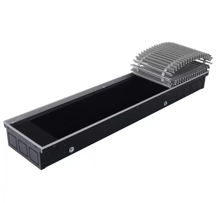 STOUT Конвектор внутрипольный SCQ 75.240.800 (Решётка ролик., анод. алюм) SCQ-1100-0724080