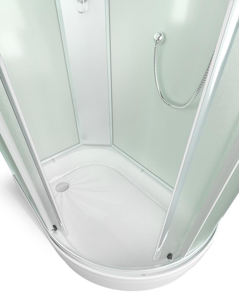 ERLIT Душевая кабина ER351226L-C3-RUS 1200*800*2260 (без г/м, средний поддон, мат. стекло 4мм)