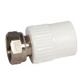 PPR Муфта комбинированная с накидной гайкой 20*3/4F TIM (140/10) Tpp3051.0.02003