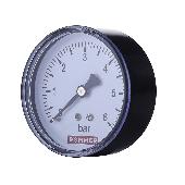 Манометр аксиальный. Корпус Dn 50 мм 1/4 , 0...10 бар, кл.2.5 ROMMER (RIM-0009-501008)