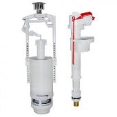 Арматура к бачку 1-кноп., бок/подвод, АLCAPLAST SA2000 1/2