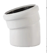 Отвод ПП 40/15° белый, Ostendorf HT