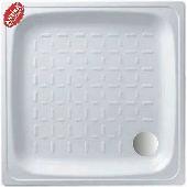 Поддон стальной эмалир. 0,8*0,8*0,15м, квадрат АNТИКА
