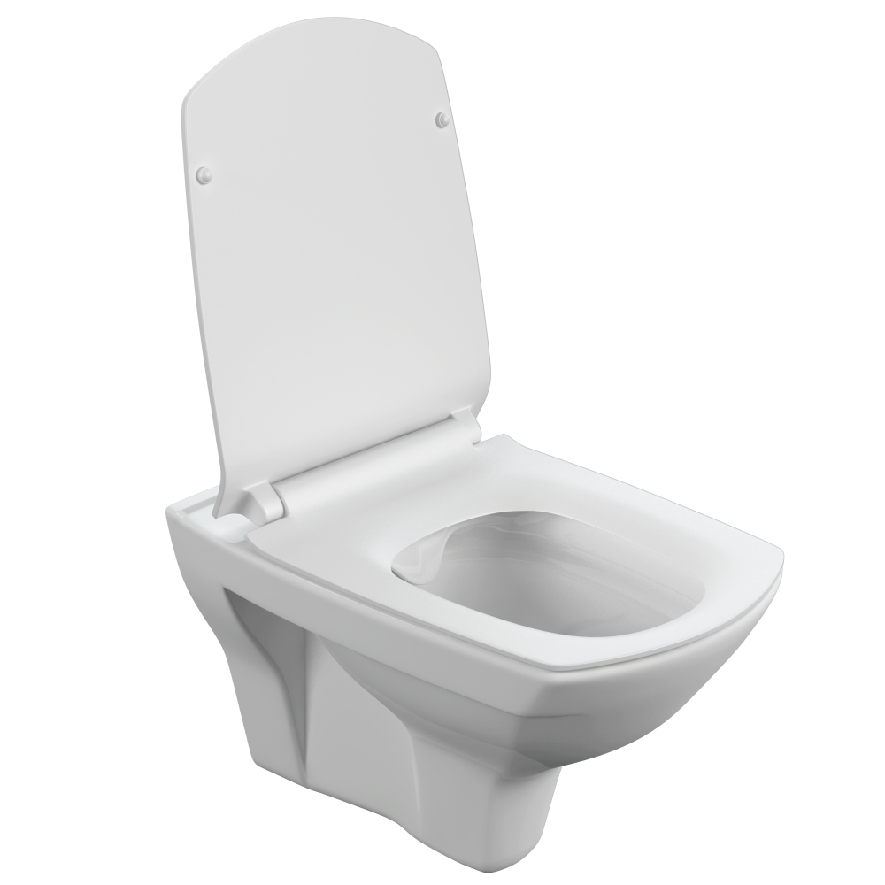 Унитаз подвесной  Cersanit CARINA XL CLEAN ON безоб.+сиденье дюро микролифт DPL EO Slim