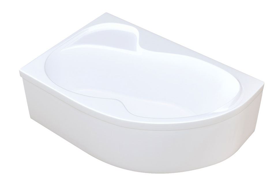 Ванна акрил AURA 150*105 левая+каркас+панель без сифона, 1MARKA