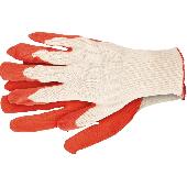 Перчатки трикотаж. х/б с латексом обливные (10), поштучно