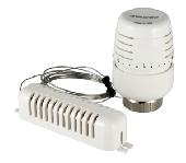 Термоголовка VT.5010 с выносным настенным датчиком, жидкостная, диап. 6,5÷28 °C, 2м