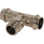 Пресс-тройник переходной 28*3/4 ВПр-НР нержавека ROMMER RSS-0016-002834 (50)