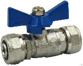 Кран шар. TIM  20 цанга баб (60/15) BV206-03N