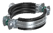 2S Хомут оцинкованный с epdm M8/10 25-30 мм (33435030)