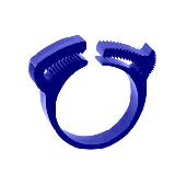 Хомут силовой пластиковый для соед.элем.кругл.формы(Clip-Track)Ø26-22(Комплект 30 пакетов по 4шт)