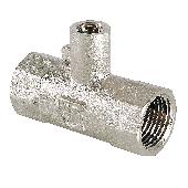 Тройник переходной для подключения теплосчётчика 1/2